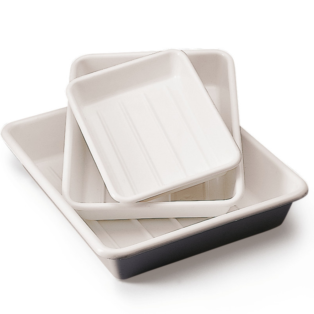 Rotilabo®-lab dish, hard-PVC, white, L 250 x W 200 x H 60 mm, 1 unit(s)