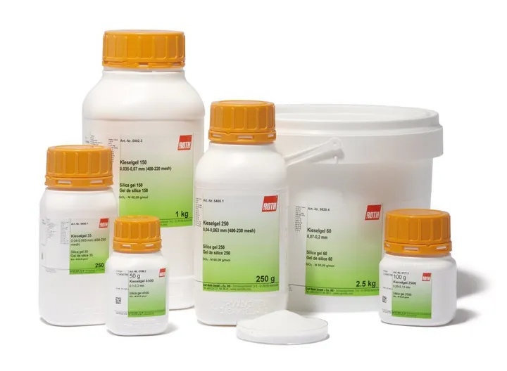 Silicagel 1000, 0,09-0,13 mm, 250 g, plastic — Carl Roth, cod 0153.4