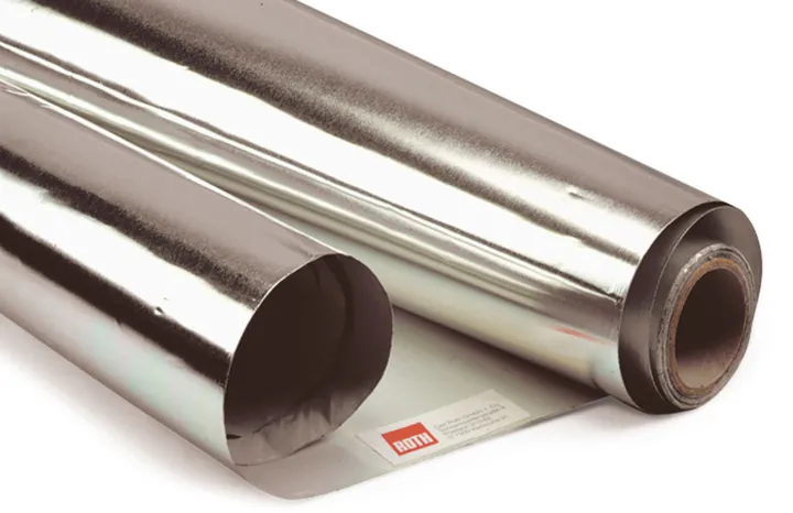 Folie de protecție termică, autoadezivă, 0,05 mm, folie de aluminiu, W 50 cm, până la +80 °C — Carl Roth, cod 0193.1