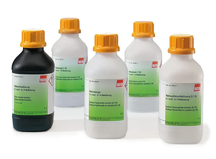 Acid clorhidric, 6 mol/l - 6 N soluție volumetrică, 1 l, plastic — Carl Roth, cod 0281.1
