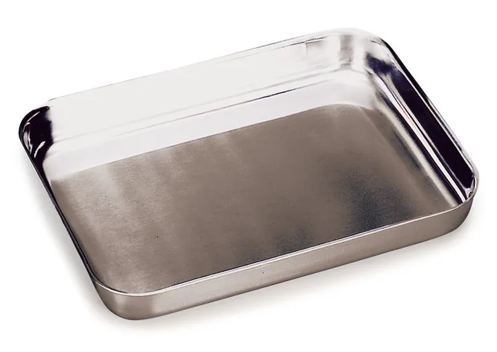 Cuva Rotilabo®-spillage, oțel inoxidabil, L 350 x W 250 x H 50 mm, 1 buc. — Carl Roth, cod 0375.1