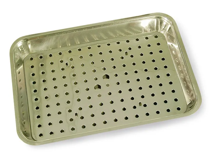 Cuva Rotilabo®-spillage, oțel inoxidabil, L 500 x W 350 x H 72 mm, 1 buc. — Carl Roth, cod 0377.1