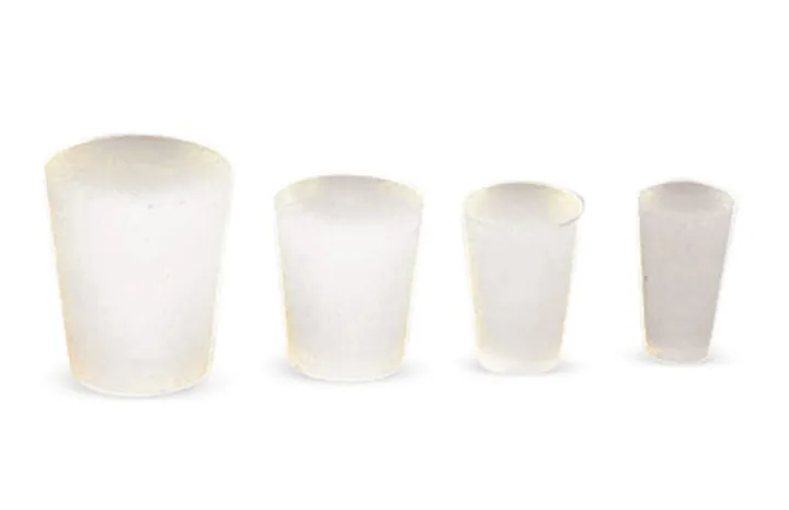 Rotilabo®-stoppers din cauciuc siliconic, Ø bază 14 mm, Ø vârf 18 mm, H 20 mm — Carl Roth, cod 0396.2