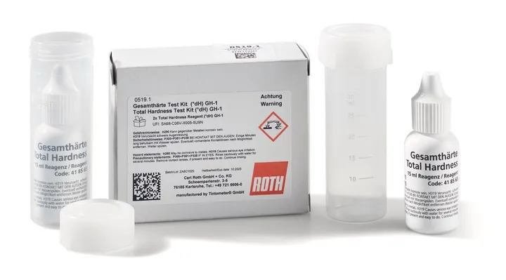 Kit pentru duritatea apei, pachet cu 2 x 15 ml reactiv, 1 buc. — Carl Roth, cod 0519.1
