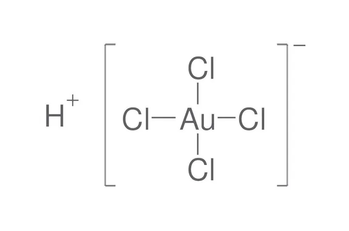 Acid tetracloroauric(III) trihidrat, min. 99,9 %, p.a., calitate ultra, 1 g — Carl Roth, cod 0689.2
