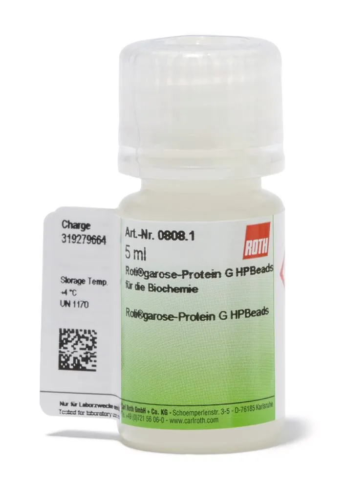 ROTI®Garose-Protein G HPBeads, pentru biochimie, 5 ml, plastic — Carl Roth, cod 0808.1
