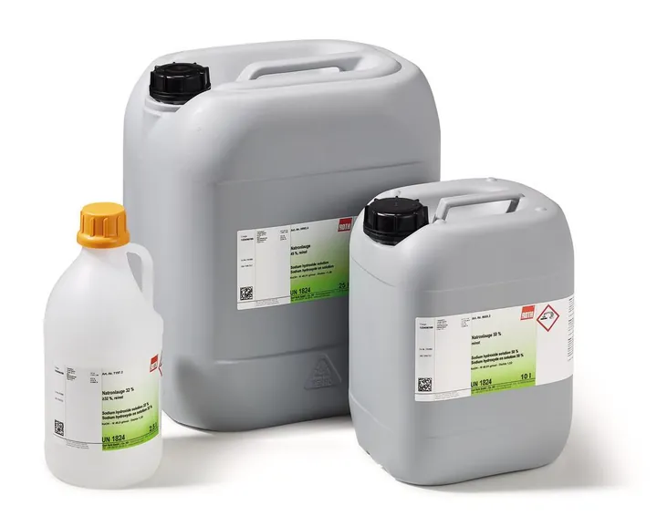 Soluție de hidroxid de sodiu 45 %, extra pur, 10 l, plastic — Carl Roth, cod 0993.3
