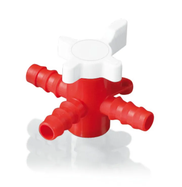 Rotilabo®-3-way robinet, PP/PE, pentru furtunuri cu Ø interior 7-9 mm, 1 buc(ată) — Carl Roth, cod 1019.1