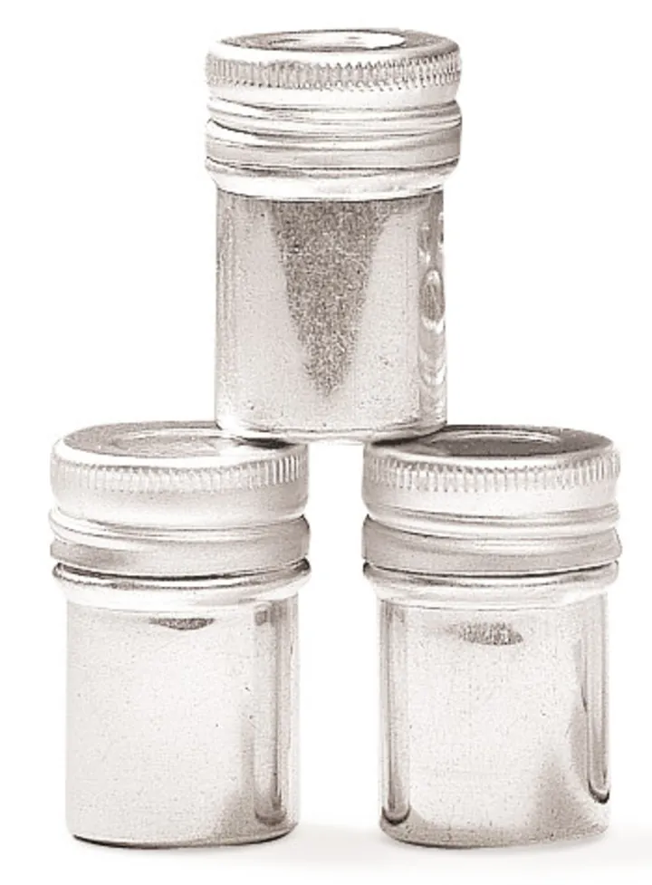 Rotilabo®-aluminium doze, volum de umplere 2 ml, Ø 14.5 mm, H 23 mm, 100 buc. — Carl Roth, cod 1083.1