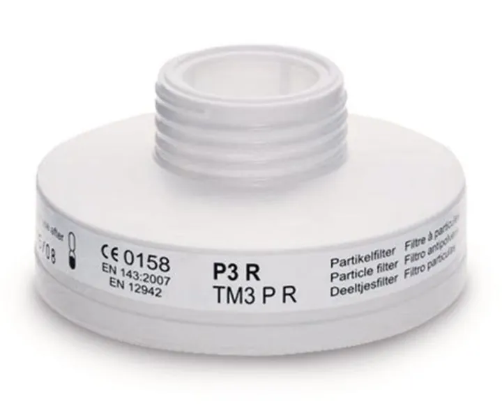 Filtru de protecție respiratorie, alb, EN 143, tip P3, 1 bucată — Carl Roth, cod 1225.1