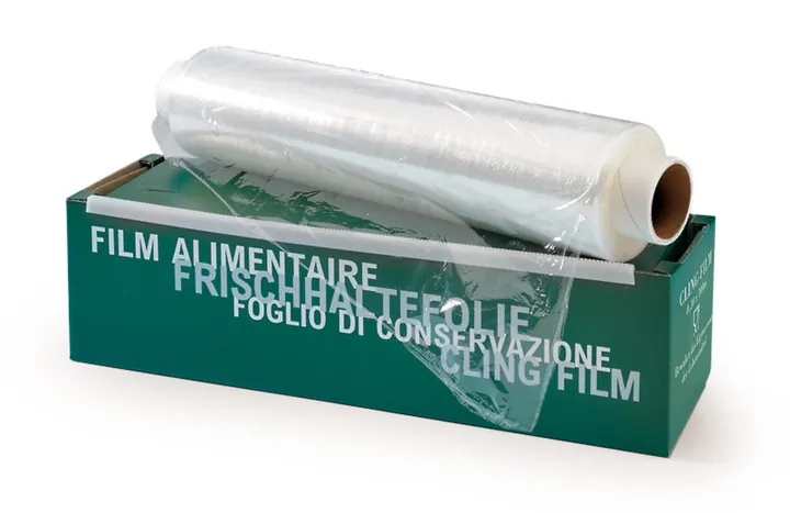 Folie adezivă transparentă, transparentă, LDPE, grosime 14 µm, W 30 cm, L 300 m — Carl Roth, cod 1255.1
