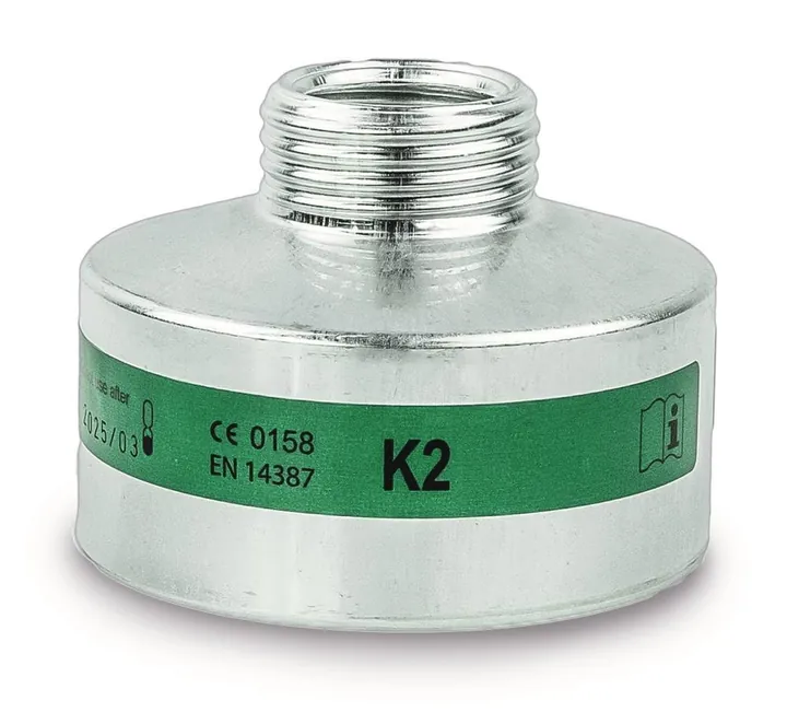 Filtru de protecție respiratorie, verde, EN 14387, tip K2, 1 bucată — Carl Roth, cod 1275.1