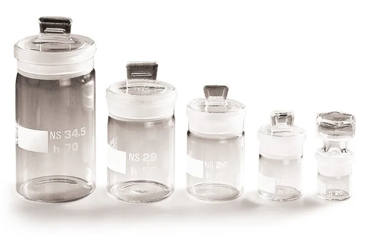 Asortiment flacoane Rotilabo®-weighing, 5 bucăți, câte una din fiecare mărime, 1 set — Carl Roth, cod 1369.1