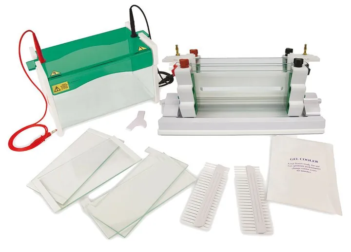 ROTIPHORESE® Unitate PROclamp MINI Wide, Set complet, plăci de sticlă 20 x 10 cm — Carl Roth, cod 1395.1