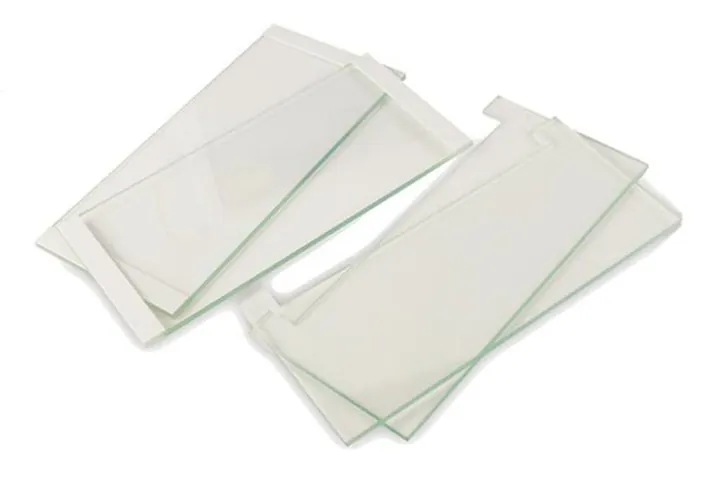 ROTIPHORESE® PROclamp MINI Wide, Plăci de sticlă crestate,, 2 unități — Carl Roth, cod 1405.1