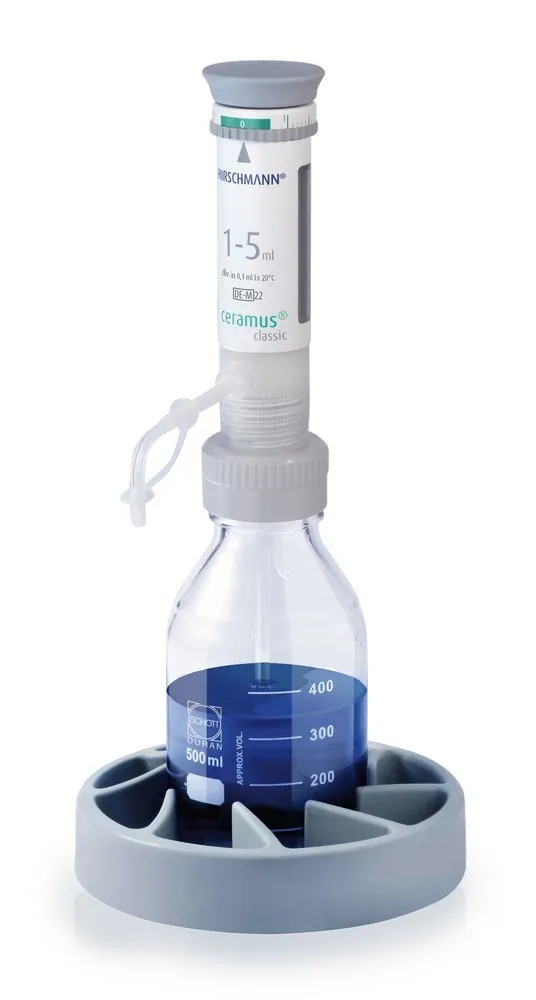 Dozator ceramus® clasic, piston ceramic, 1.0 - 5.0 ml, 1 bucată — Carl Roth, cod 1593.1