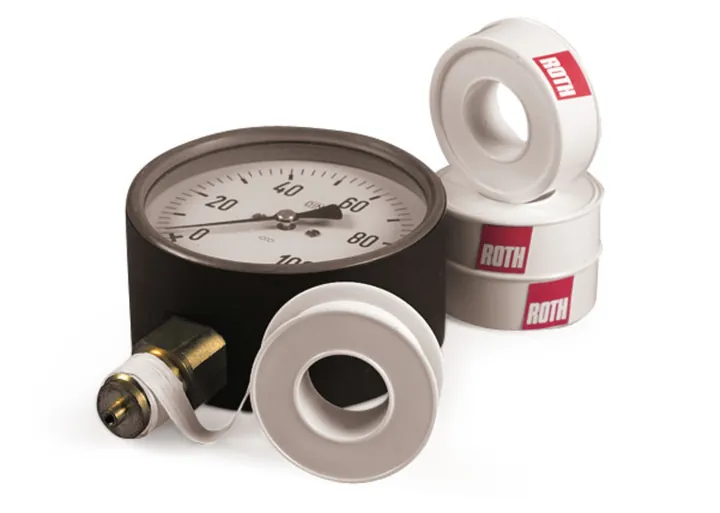 Bandă de etanșare filetată PTFE, -190 până la +260 °C, W 12 mm, grosime 0.08 mm, rolă L 12 m — Carl Roth, cod 1715.1