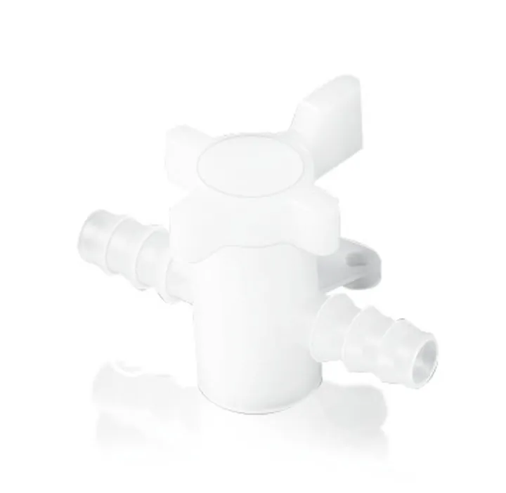 Valvă Rotilabo®-2-way, PVDF, pentru furtunuri cu Ø interior 7-9 mm, 1 buc. — Carl Roth, cod 1762.1