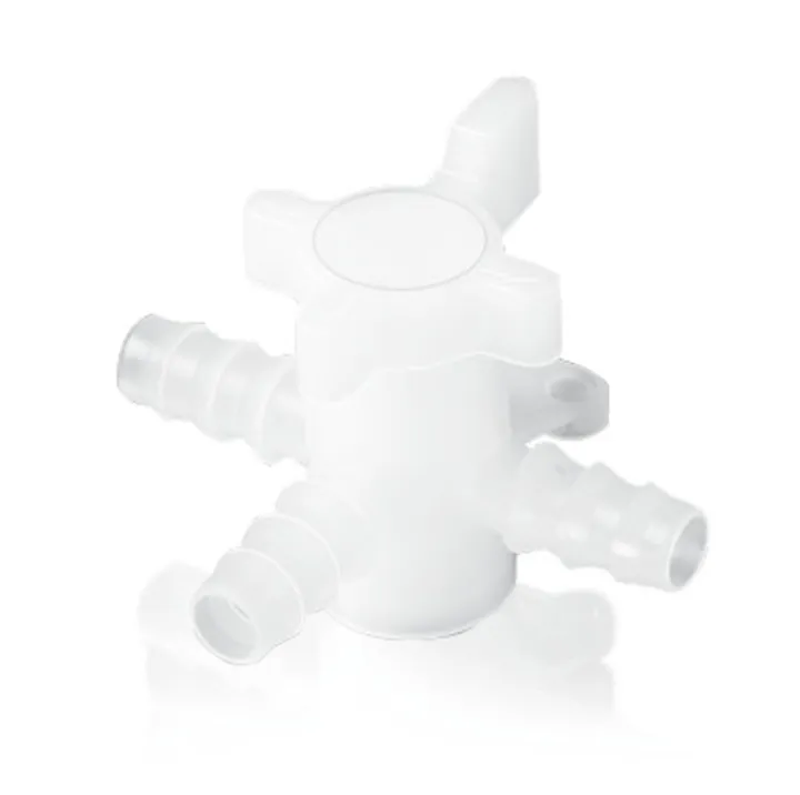 Valvă Rotilabo®-3-way, PVDF, pentru furtunuri cu Ø interior 9-11 mm, 1 buc. — Carl Roth, cod 1768.1