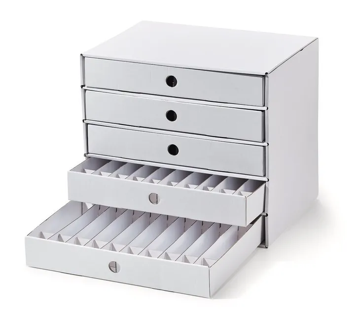 Sistem de depozitare pentru casete de încorporare, din carton, L 247 x W 340 x H 302 — Carl Roth, cod 1A0N.1