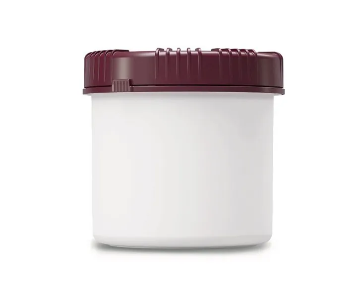 Borcan cu gât larg Packo, alb, HDPE, Cu capac filetat și dop, 650 ml, 10 buc. — Carl Roth, cod 1A5N.1