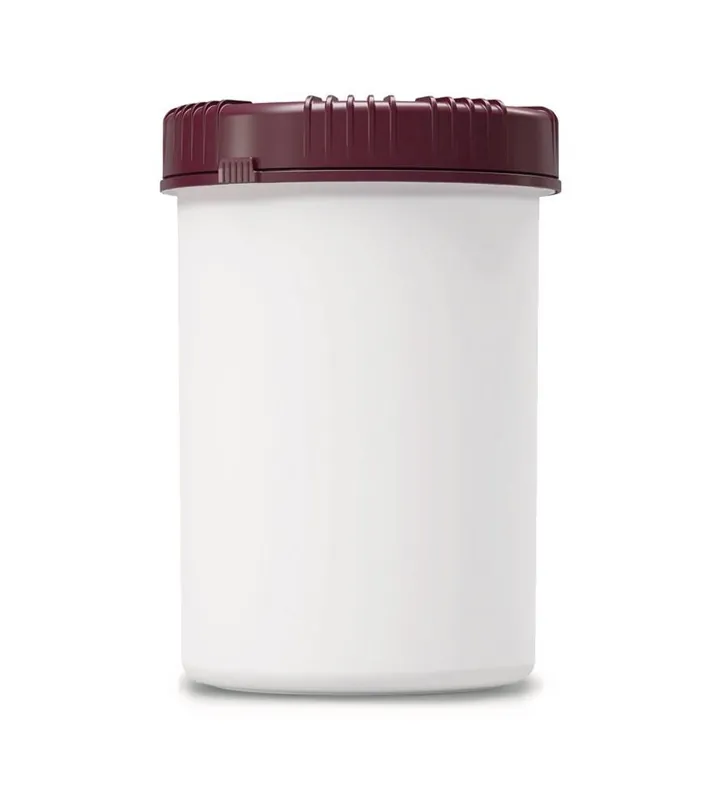 Borcan cu gât larg Packo, alb, HDPE, Cu capac filetat și dop, 1000 ml — Carl Roth, cod 1A5P.1