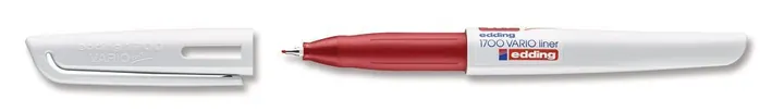 Fineliner roșu 1700 VARIO, 10 bucăți — Carl Roth, cod 1AE3.1