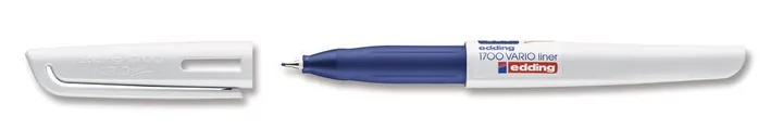Fineliner albastru 1700 VARIO, 10 bucăți — Carl Roth, cod 1AE4.1