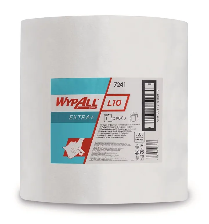 Șervețele WYPALL® L10 EXTRA+, 1 strat, albe, W 33 cm, 1 buc. — Carl Roth, cod 1APN.1