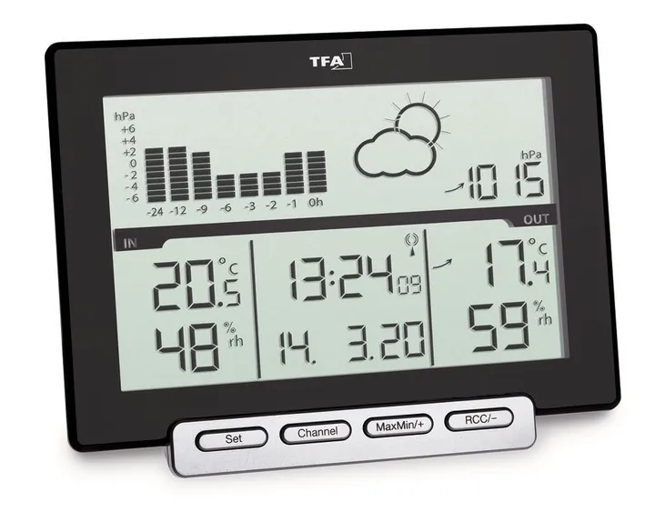 Stație meteo radio METEO SENS, Livrare incl. un transmițător, 1 unitate — Carl Roth, cod 1AX4.1