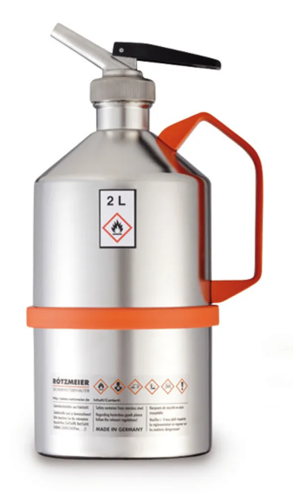 Canistră de siguranță pentru laborator, oțel inoxidabil, cu microdispenser, 0.5 l, 1 bucată — Carl Roth, cod 1CN3.1
