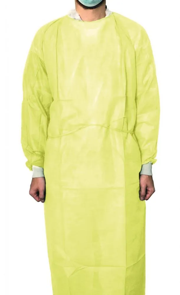 Halat de protecție MaidMed ViruGuard, Galben, 140 cm, 10 buc. — Carl Roth, cod 1CYT.1