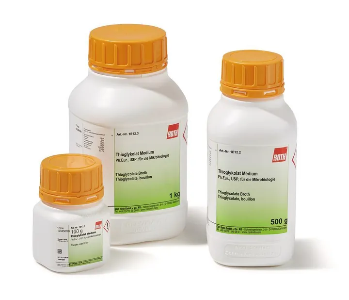 Mediu tioglicolat, pentru microbiologie, 1 kg, plastic — Carl Roth, cod 1E12.3