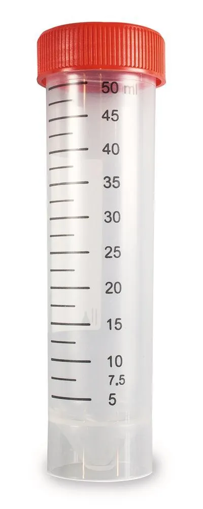 Eprubete de centrifugare 50 ml, Cu margine, nesterile, 250 bucăți — Carl Roth, cod 1E4X.1