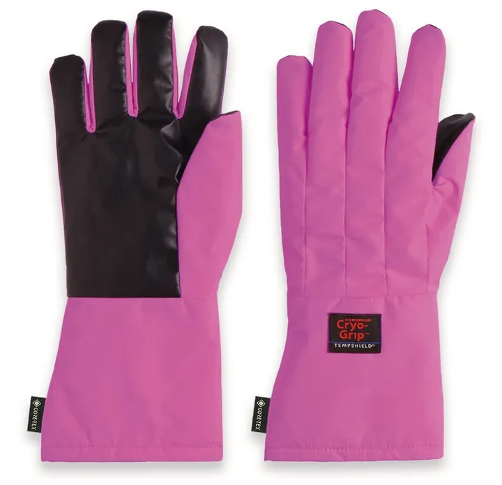 Mănuși Cryo-Grip® cu manșetă, lungime antebraț, roz, mărimea S, 1 pereche — Carl Roth, cod 1H69.1