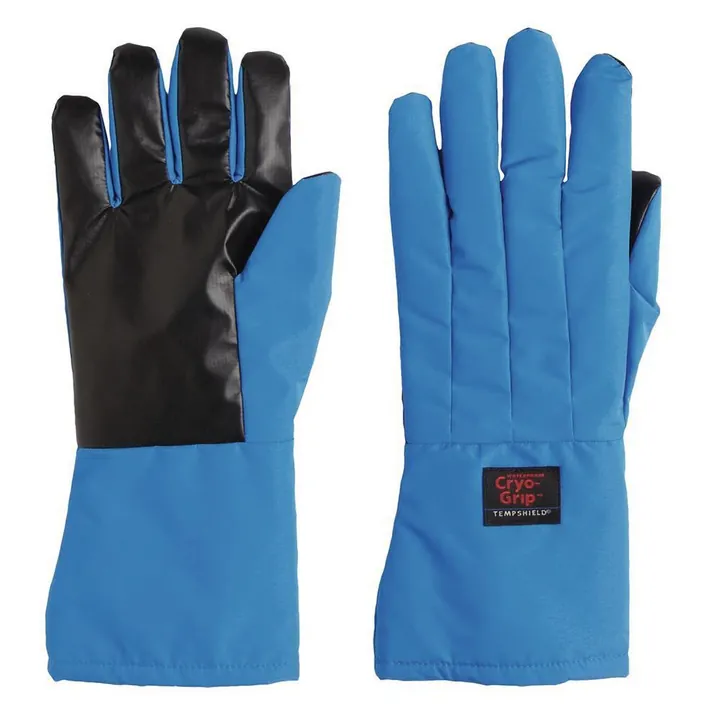 Mănuși Cryo-Grip® cu manșetă, lungime antebraț, albastre, mărimea L, 1 pereche — Carl Roth, cod 1H6E.1