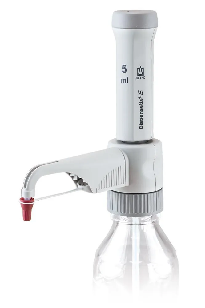 Dispensette® S, Volum fix, fără valvă de recirculare, volum 5 ml — Carl Roth, cod 1HNE.1
