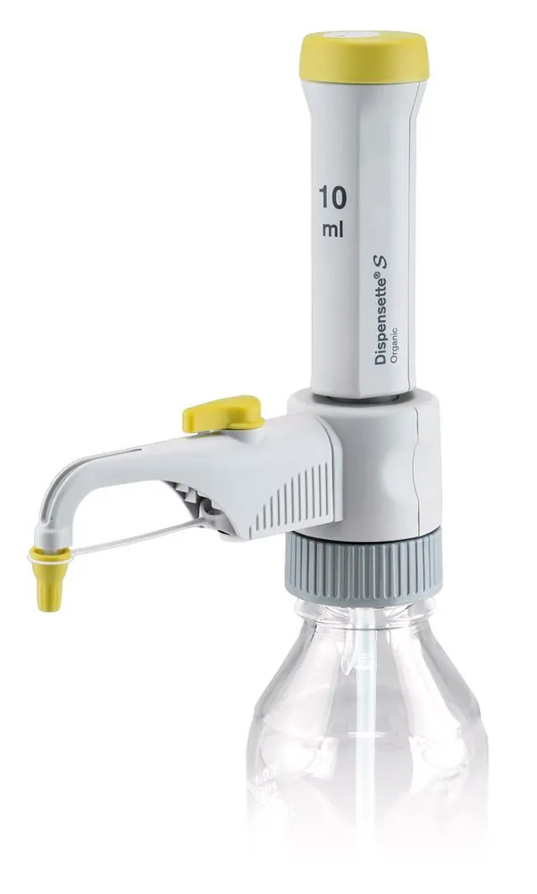 Dispensette® S Organic, Volum fix, cu valvă de recirculare, volum 10 ml — Carl Roth, cod 1K66.1