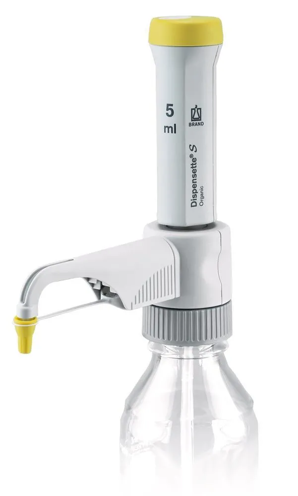 Dispensette® S Organic, Volum fix, fără valvă de recirculare, volum 5 ml — Carl Roth, cod 1K67.1