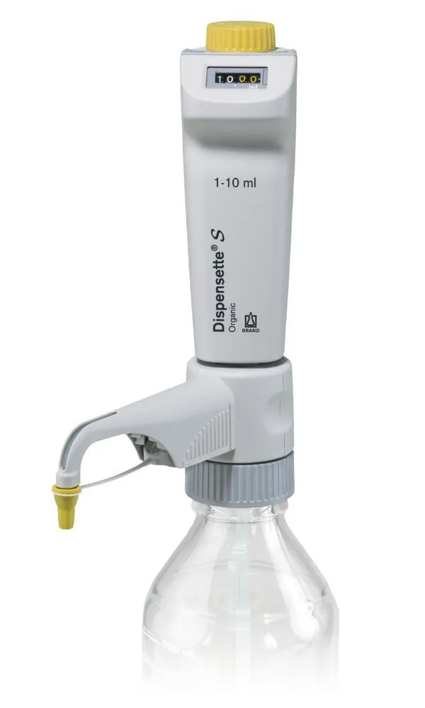 Dispensette® S Organic, digital, fără RV, volum 1-10 ml, 1 bucată — Carl Roth, cod 1K6N.1