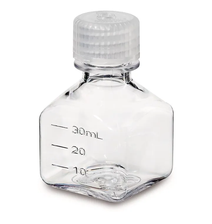 Flacon cu gât îngust, pătrat, PC, 30 ml, 12 buc. — Carl Roth, cod 1L1E.1