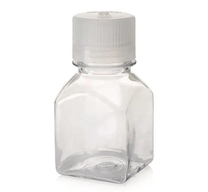 Flacon cu gât îngust, pătrat, PC, 125 ml, 6 buc. — Carl Roth, cod 1L1K.1