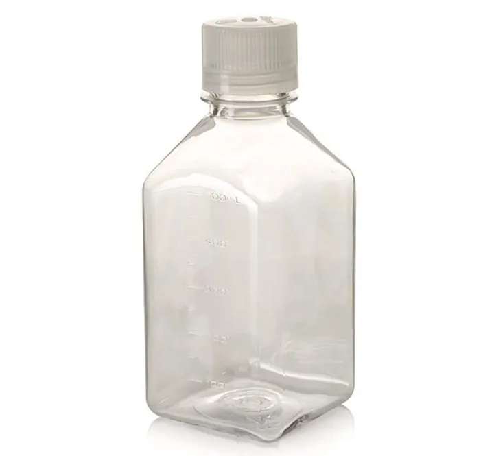 Flacon cu gât îngust, pătrat, PC, 500 ml, 4 buc. — Carl Roth, cod 1L1N.1