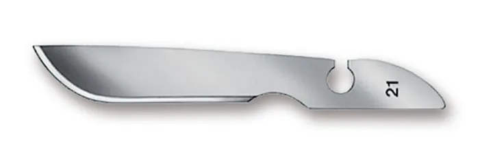 Lame de bisturiu, tip 21, sterile, 144 bucăți — Carl Roth, cod 1L48.1