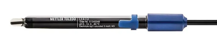 Celulă de măsurare pH cu electrod combinat LE410, cu cablu fix (BNC+Cinch), 1 bucată — Carl Roth, cod 1L80.1