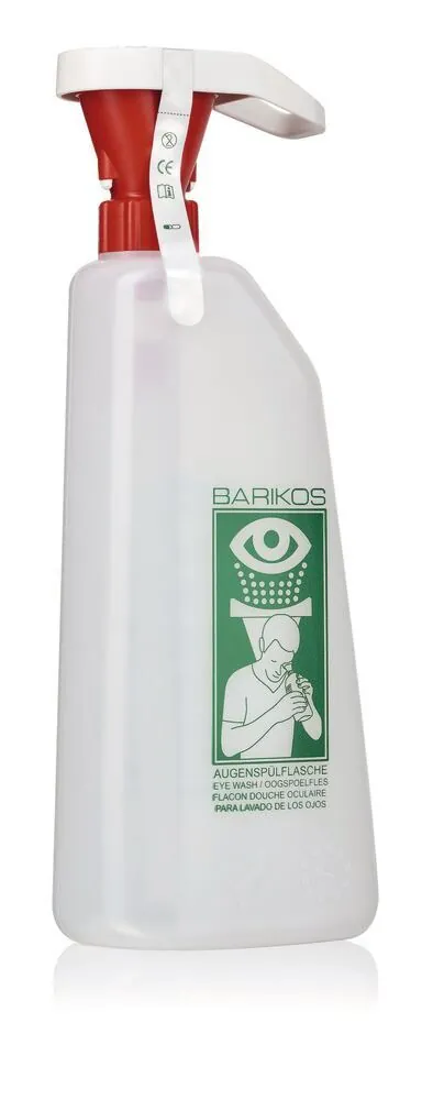 Flacon pentru spălarea ochilor BARIKOS KS 620 ml, Conform EN 15154-4, 1 unitate — Carl Roth, cod 1LN5.1