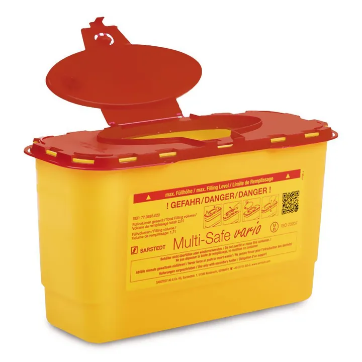Multi-Safe vario 2000, Recipient pentru deșeuri, 2 l, PP, 10 buc. — Carl Roth, cod 1LTP.1