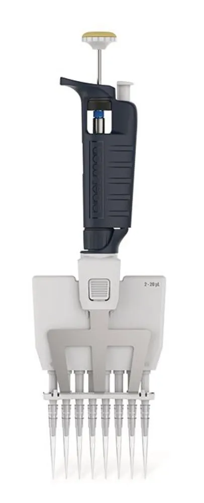 Pipetă multicanal de microlitri, Pipetman®, 8 canale, 2-20 µl, 1 bucată — Carl Roth, cod 1N32.1