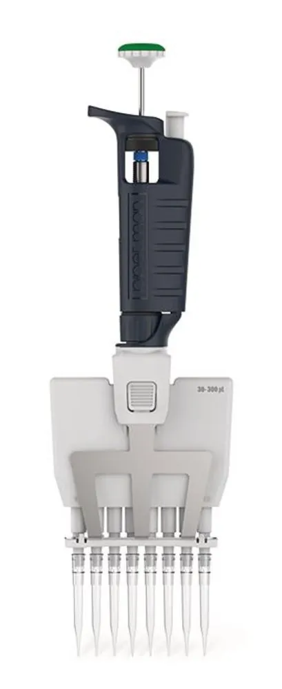 Pipetă multicanal de microlitri, Pipetman®, 8 canale, 30-300 µl, 1 bucată — Carl Roth, cod 1N34.1