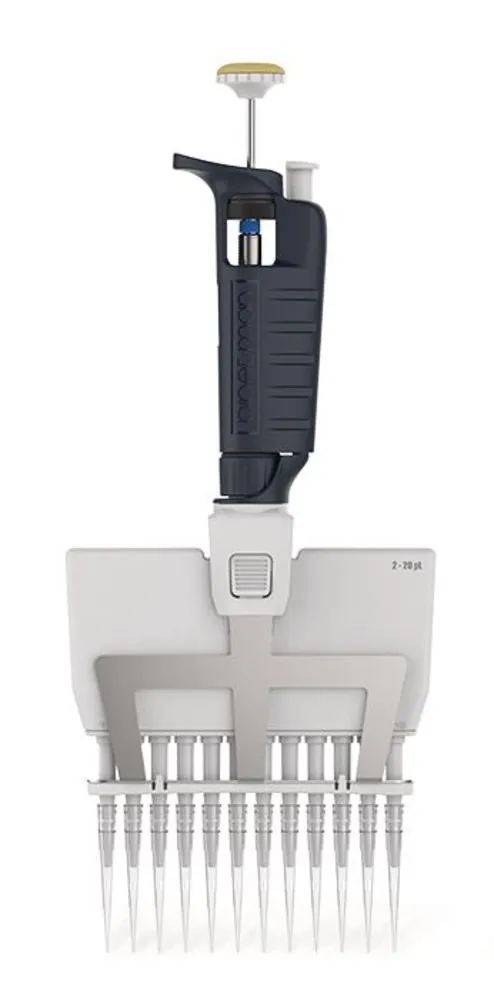 Pipetă multicanal de microlitri, Pipetman®, 12 canale, 2-20 µl, 1 bucată — Carl Roth, cod 1N36.1